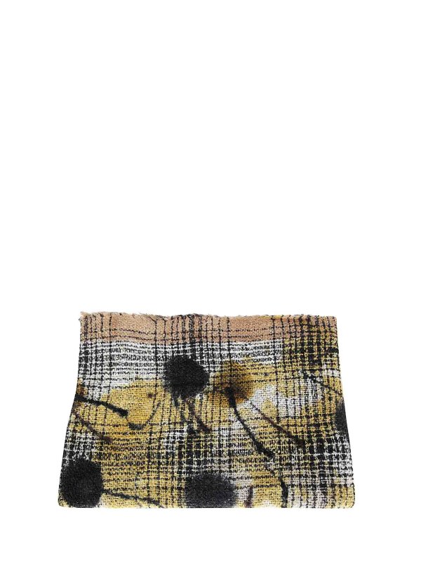 FALIERO SARTI: scarves - Oversized hand-painted scarf