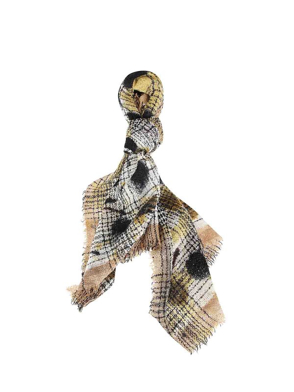 FALIERO SARTI: scarves online - Oversized hand-painted scarf