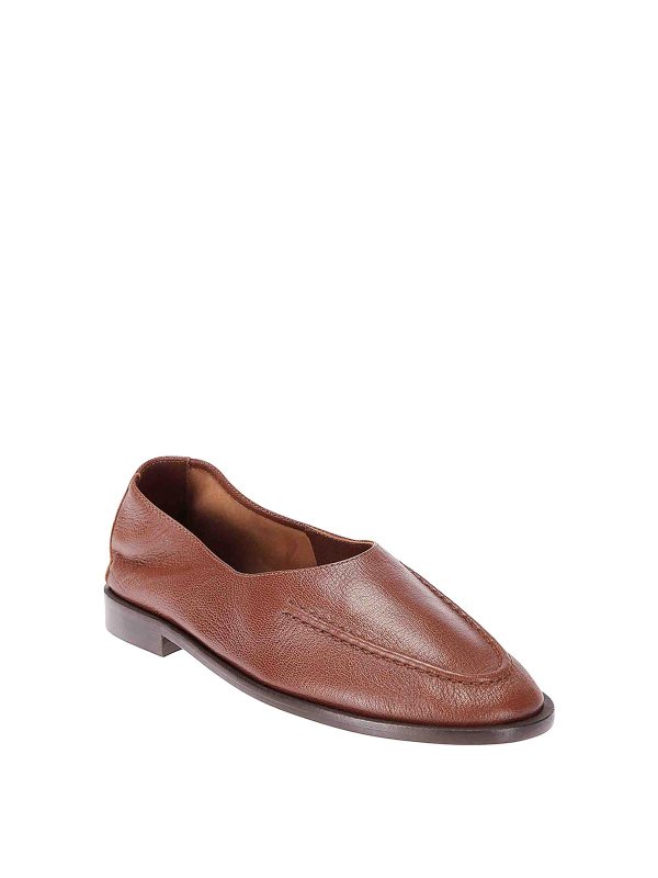 HEREU: flat shoes online - Leather ballerinas