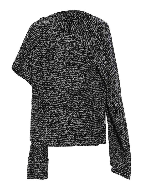 Balmain: shirts - Scarf Style Shirt