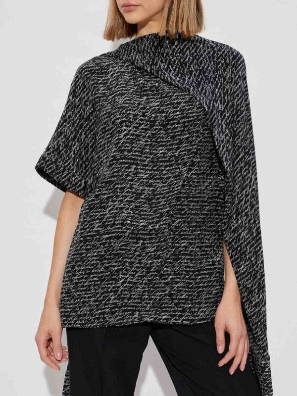 Scarf Style Shirt shop online: Balmain