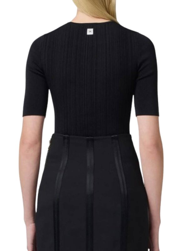 Neckline Tricot Top shop online: ELISABETTA FRANCHI