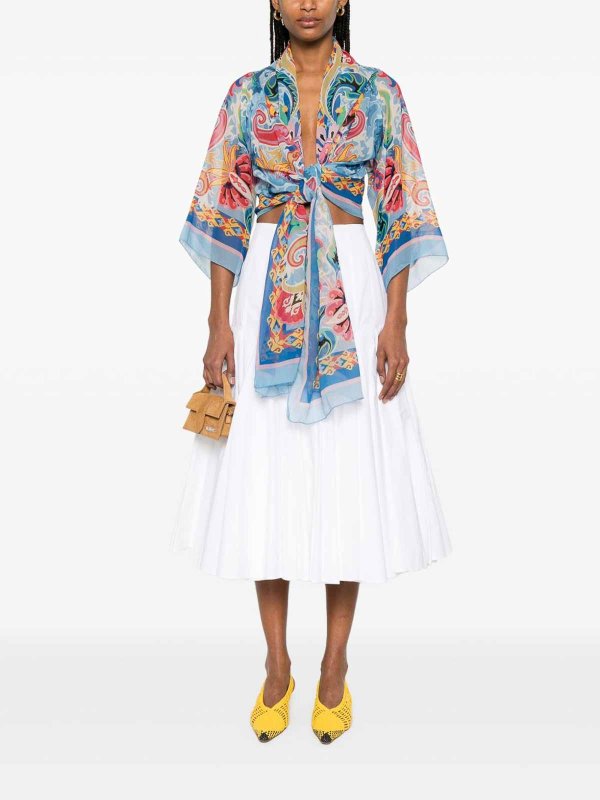 ETRO: casual jackets online - Jacket With Paisley Print Knot