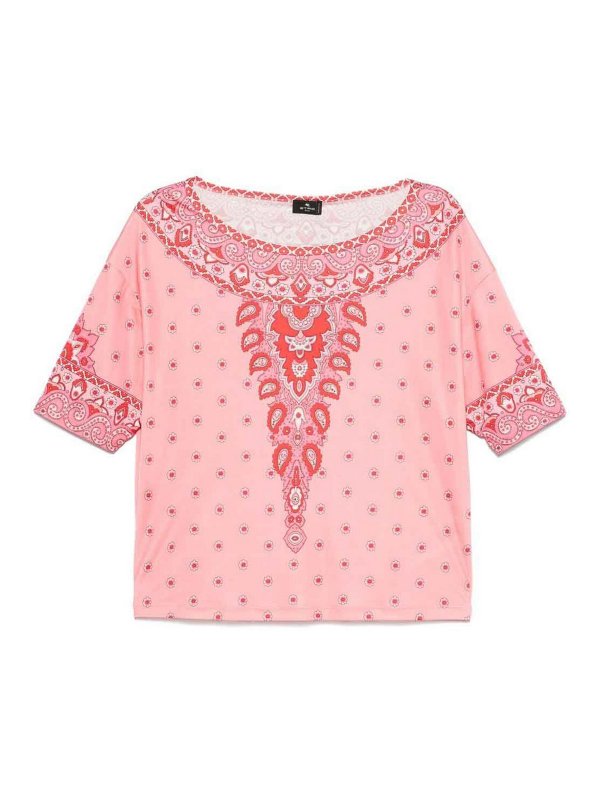 ETRO: bluse - Camicetta con stampa Paisley