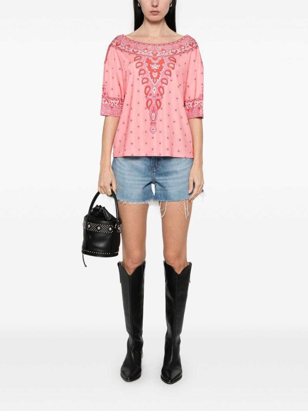 ETRO: bluse online - Camicetta con stampa Paisley