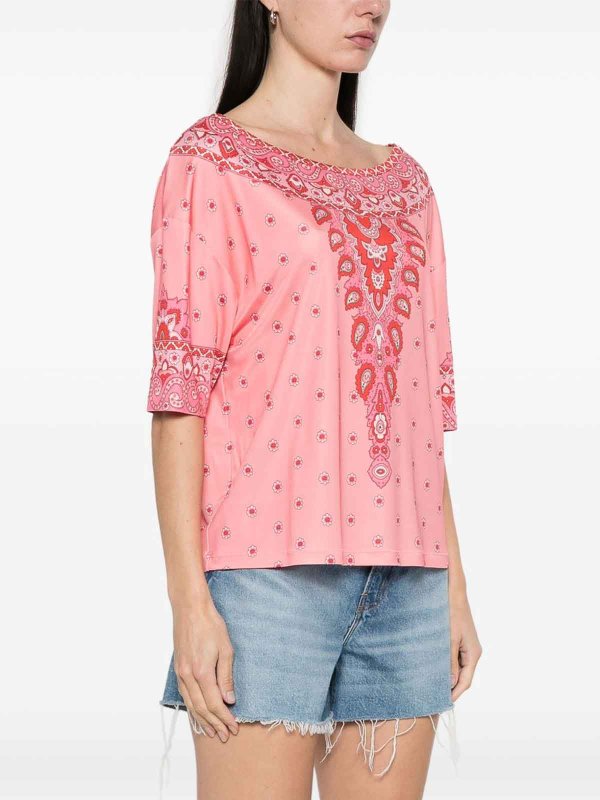 Camicetta con stampa Paisley shop online: ETRO