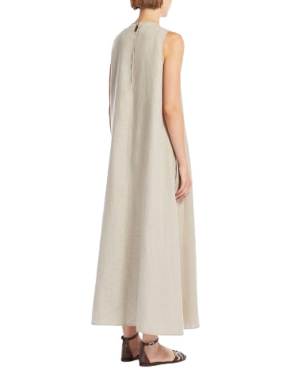 The Best Shops Max Mara: flared jeans - Flared Linen Dress Simeone