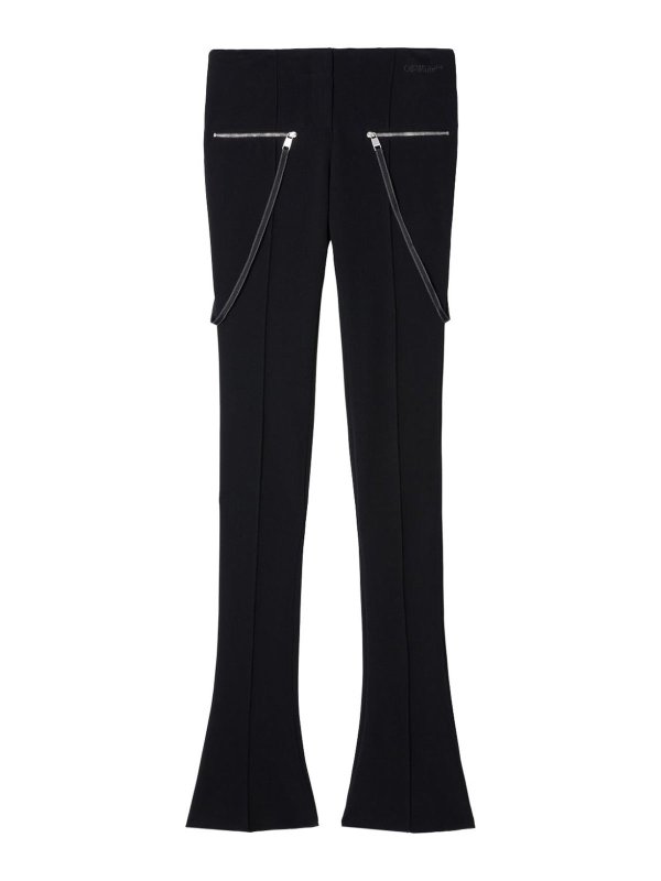 OFF-WHITE: Pantalones casual - Pantalón Casual - Negro