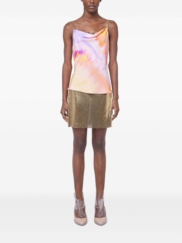 RABANNE: Tops y camisetas sin mangas online - Top - Naranja