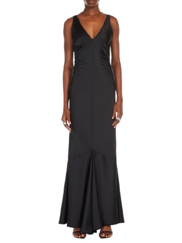 SPORTMAX: maxi dresses online - Long Satin Dress Katia