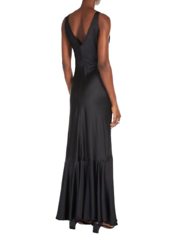 The Best Shops SPORTMAX: maxi dresses - Long Satin Dress Katia