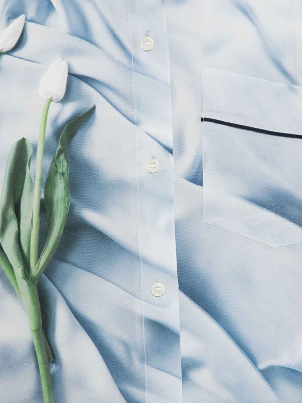 VICTORIA BECKHAM: shirts online - Satin Pyjama Shirt