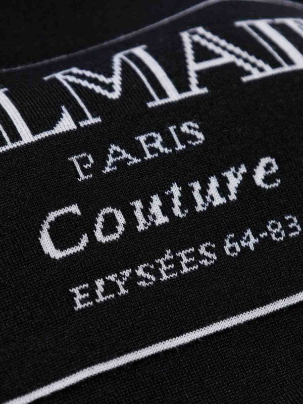 Balmain: t-shirts online - Printed Knit T-Shirt