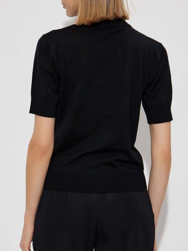 The Best Shops Balmain: t-shirts - Printed Knit T-Shirt