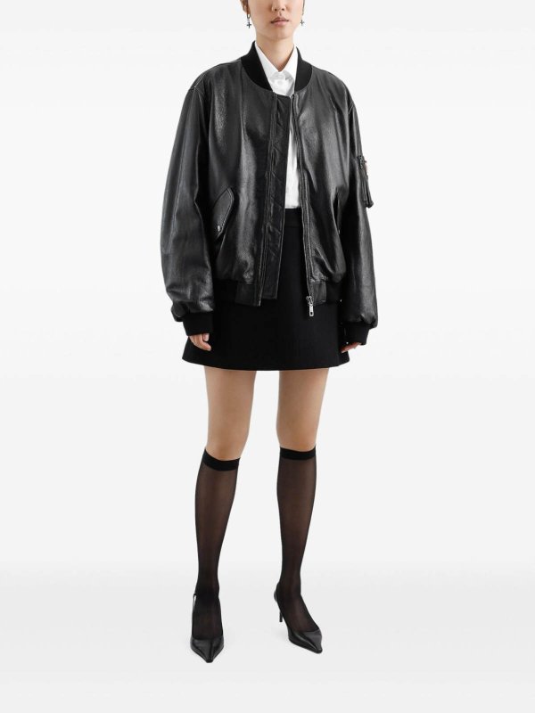 DOLCE & GABBANA: mini skirts online - Dolce &Amp Gabbana Wool Crpe Mini Skirt
