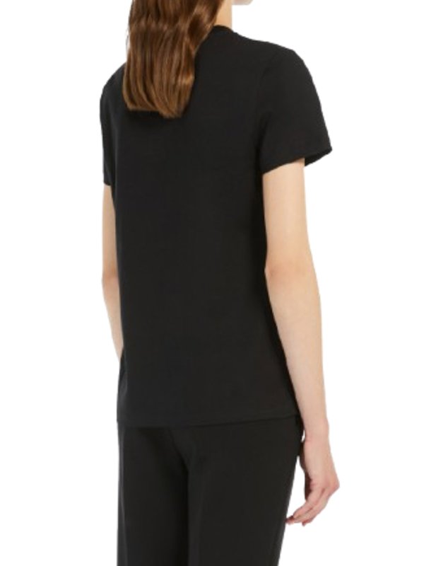 The Best Shops Max Mara: t-shirts - Cotton Jersey T-Shirt