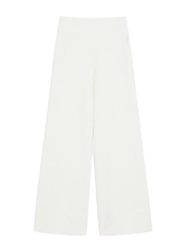 Max Mara: Jeans acampanados - Jeans Acampanados - Blanco