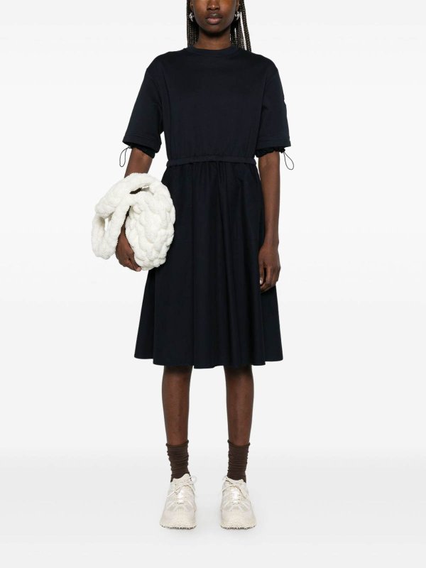 The Best Shops MONCLER: Robe longueur genou - Robe Au Genou - Bleu