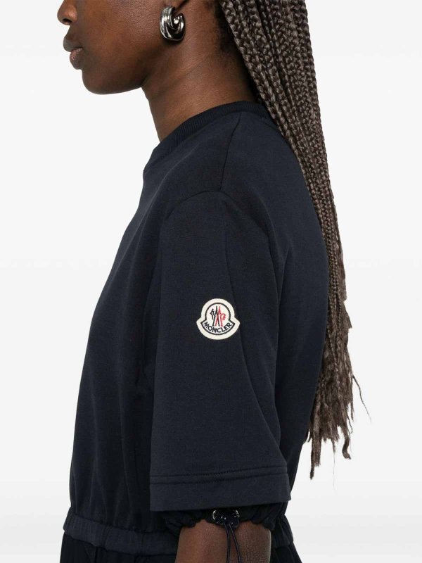 MONCLER buy online Robe Au Genou - Bleu