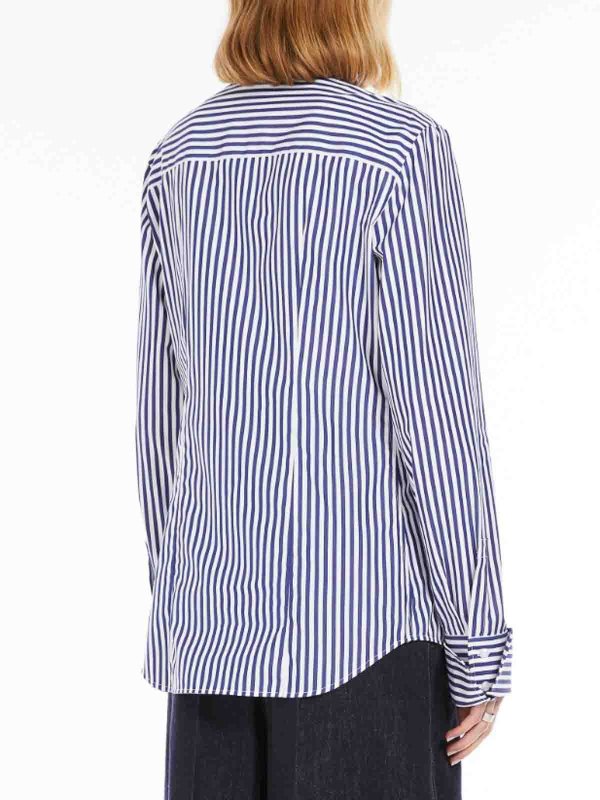 Striped Poplin Shirt shop online: SPORTMAX