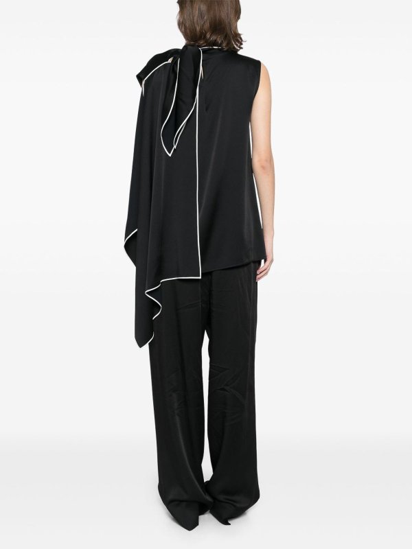 STELLA McCARTNEY: blouses online - Sleeveless Blouse With Bow