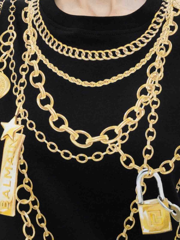 Top - Negro shop online: Balmain