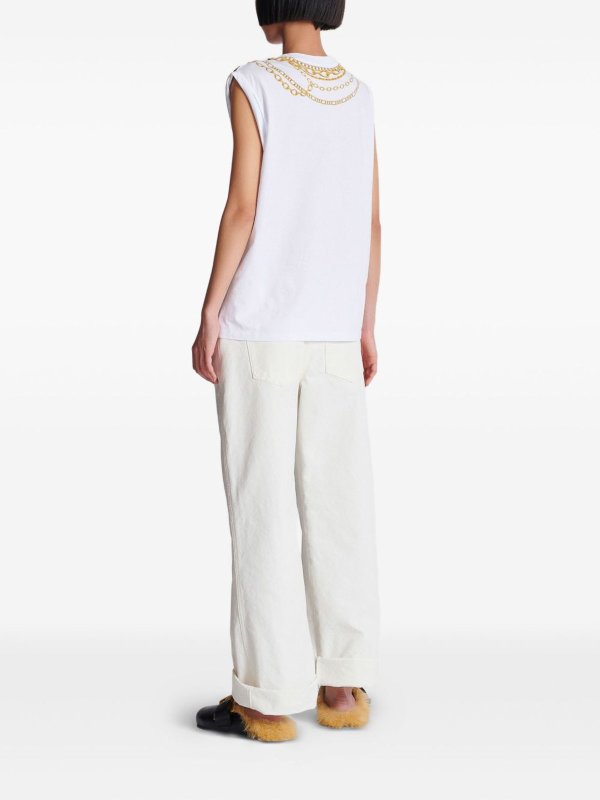 The Best Shops Balmain: トップス＆タンクトップ - トップ/タンクトップ - 白