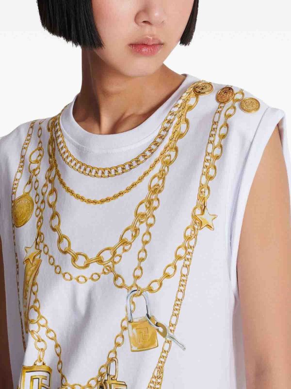 Balmain buy online トップ/タンクトップ - 白