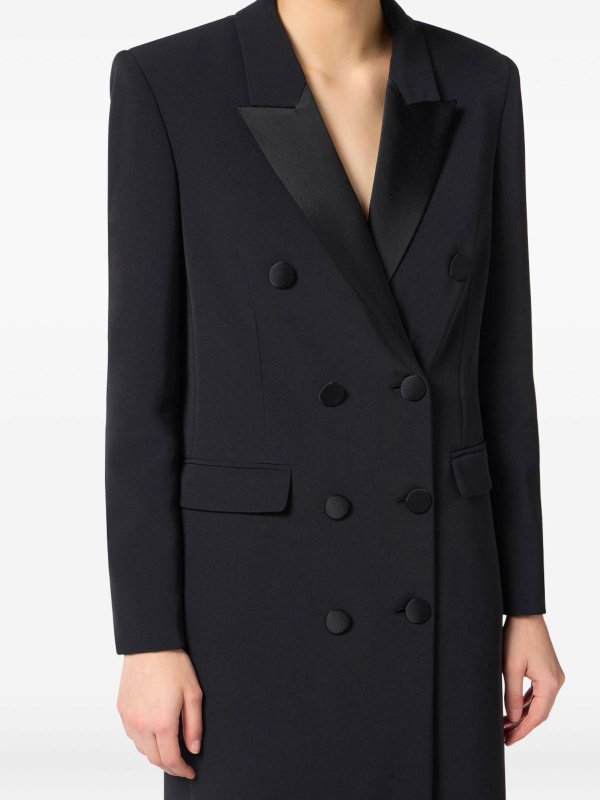 The Best Shops ELISABETTA FRANCHI: knee length coats - Double-Breasted Coat