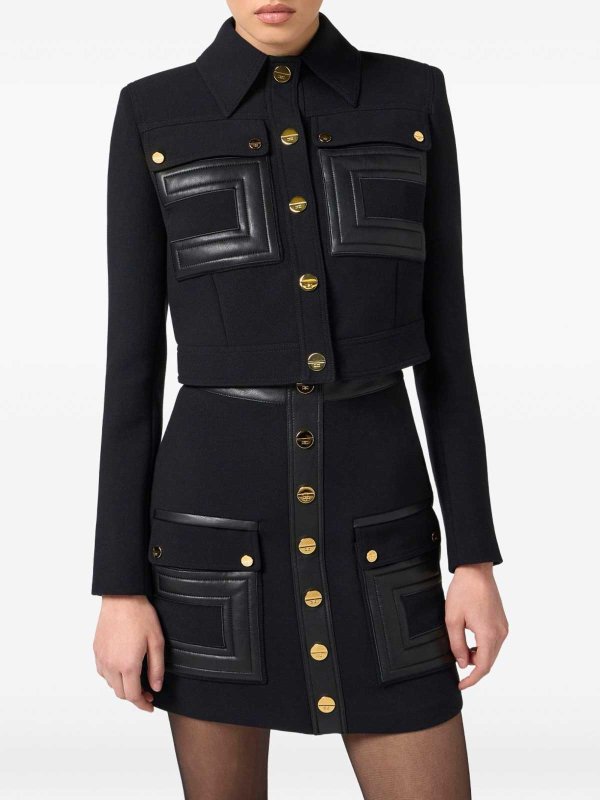 ELISABETTA FRANCHI: casual jackets online - Slim Jacket With Buttons