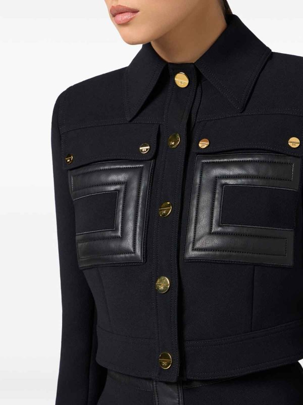 The Best Shops ELISABETTA FRANCHI: casual jackets - Slim Jacket With Buttons