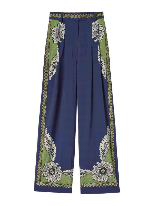 LA DOUBLEJ: casual trousers - Brooklyn Flower Pants By La Doublej