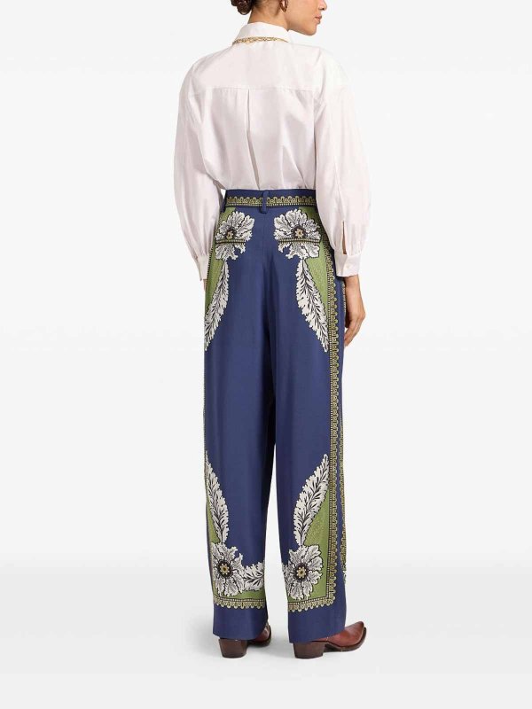 The Best Shops LA DOUBLEJ: casual trousers - Brooklyn Flower Pants By La Doublej