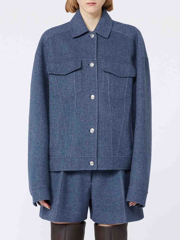 The Best Shops SPORTMAX: Camisas - Camisa - Azul