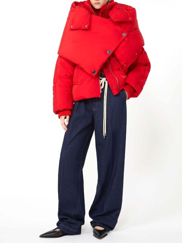 SPORTMAX: ダウン・ハイテクジャケット online - ダウンジャケット - 赤