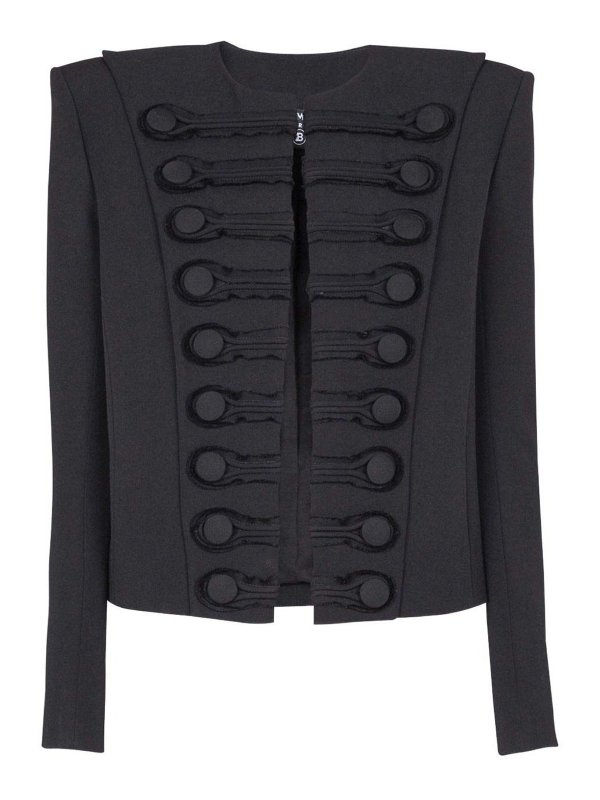 Balmain: Casualjacken - Casualjacke - Schwarz