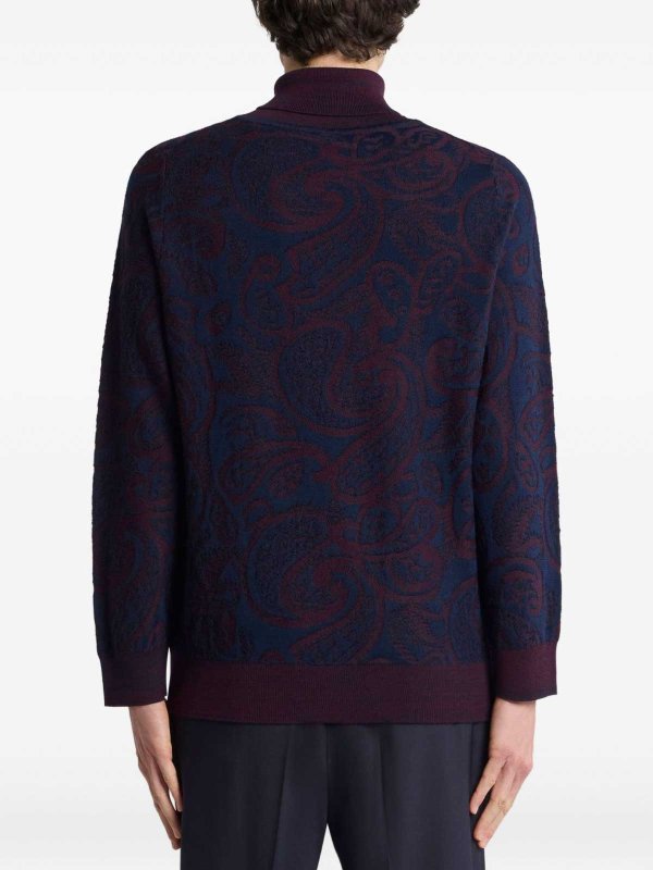 ETRO buy online Maglione A Collo Alto In Misto Lana
