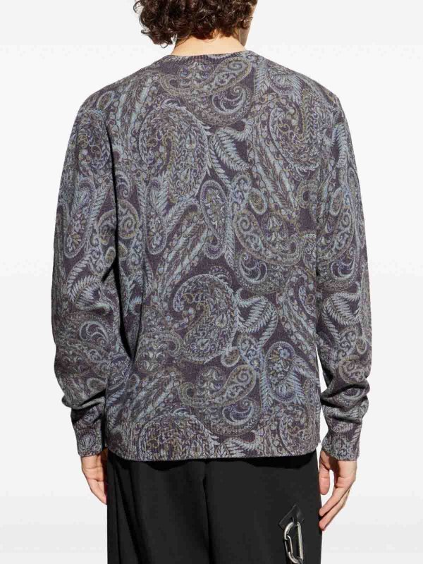 The Best Shops ETRO: crew necks - Paisley Print Sweater