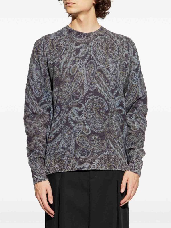Paisley Print Sweater shop online: ETRO
