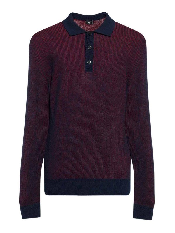 ETRO: Polos - Polo - Púrpura