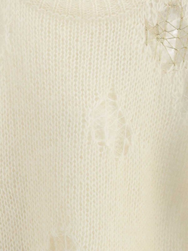 FABIANA FILIPPI: crew necks online - Sweater With A Distressed Effect