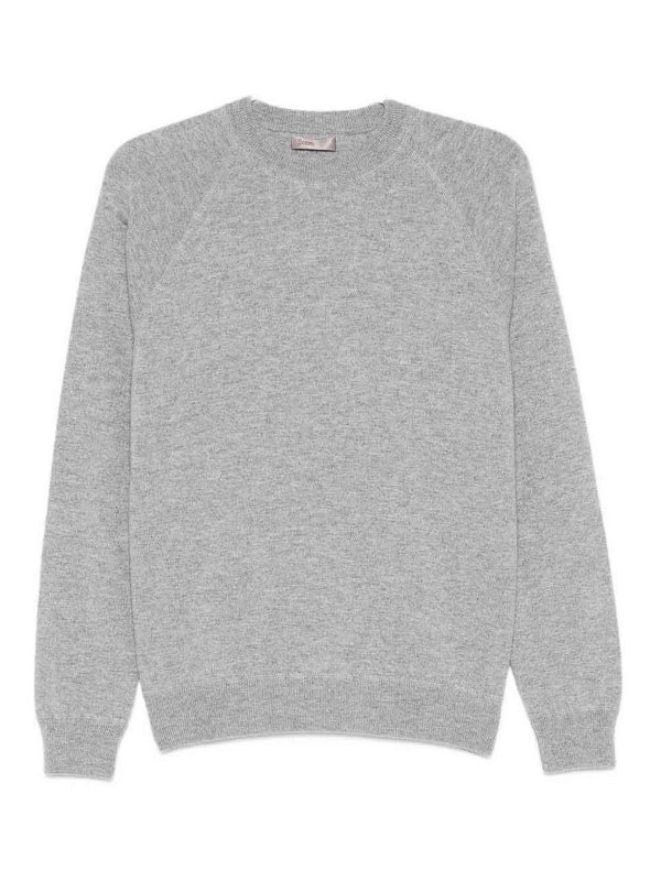 HERNO: Pull col rond - Pull Col Rond - Gris