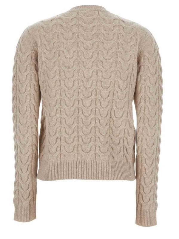 Max Mara: crew necks online - Slim  Cashmere Sweater By