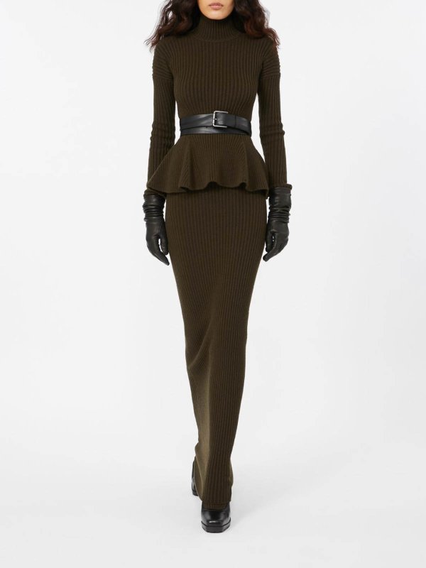 Max Mara: Turtlenecks & Polo necks online - Bolsena Peplum Turtleneck