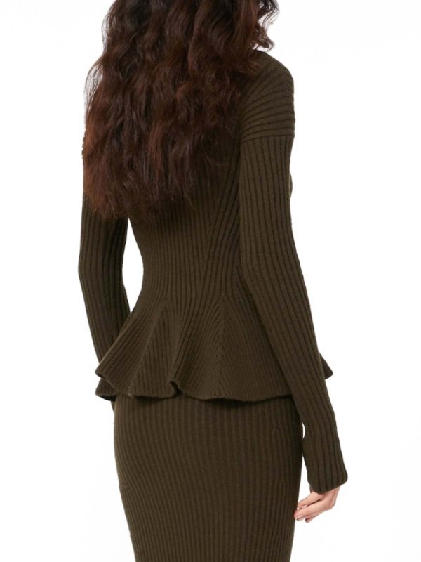 The Best Shops Max Mara: Turtlenecks & Polo necks - Bolsena Peplum Turtleneck