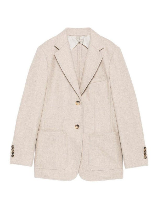 Max Mara: blazers - Single-Breasted Blazer