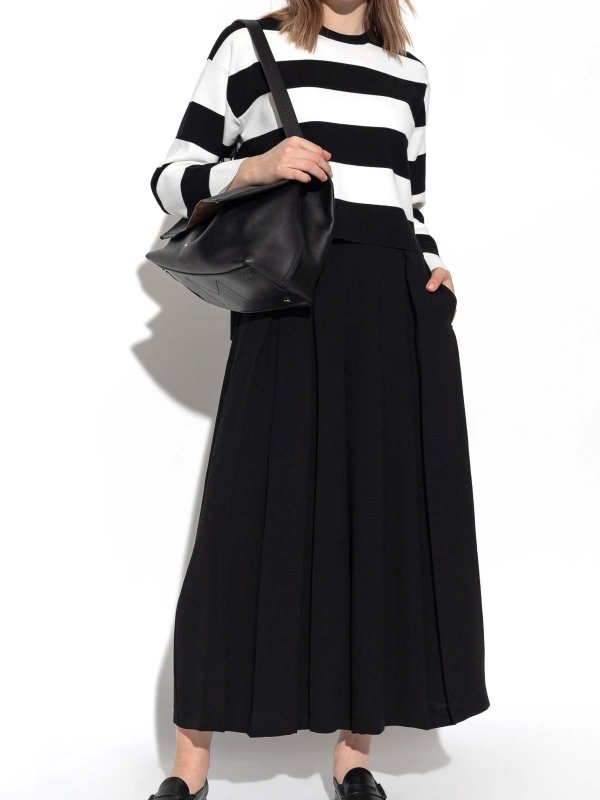 Max Mara: crew necks online - Jesone Boxy Striped Sweater