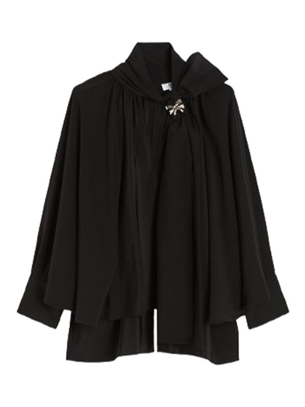 Max Mara: Blusas - Blusa - Negro