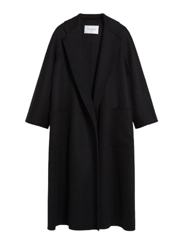 Max Mara: Abrigos semilargos - Abrigo Midi - Negro