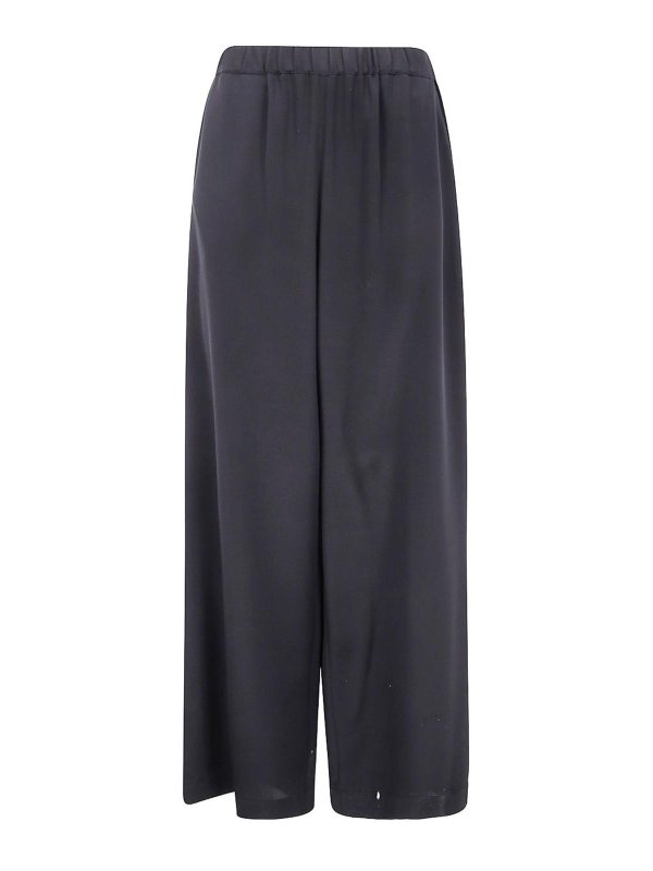 Max Mara: casual trousers - Comfort Pants In Stretch Crepe De Chine